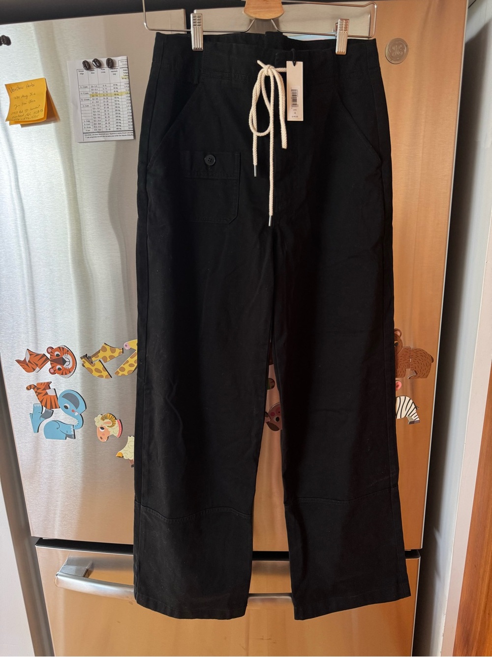 Banana Republic Black Drawstring Utility Pants NWT